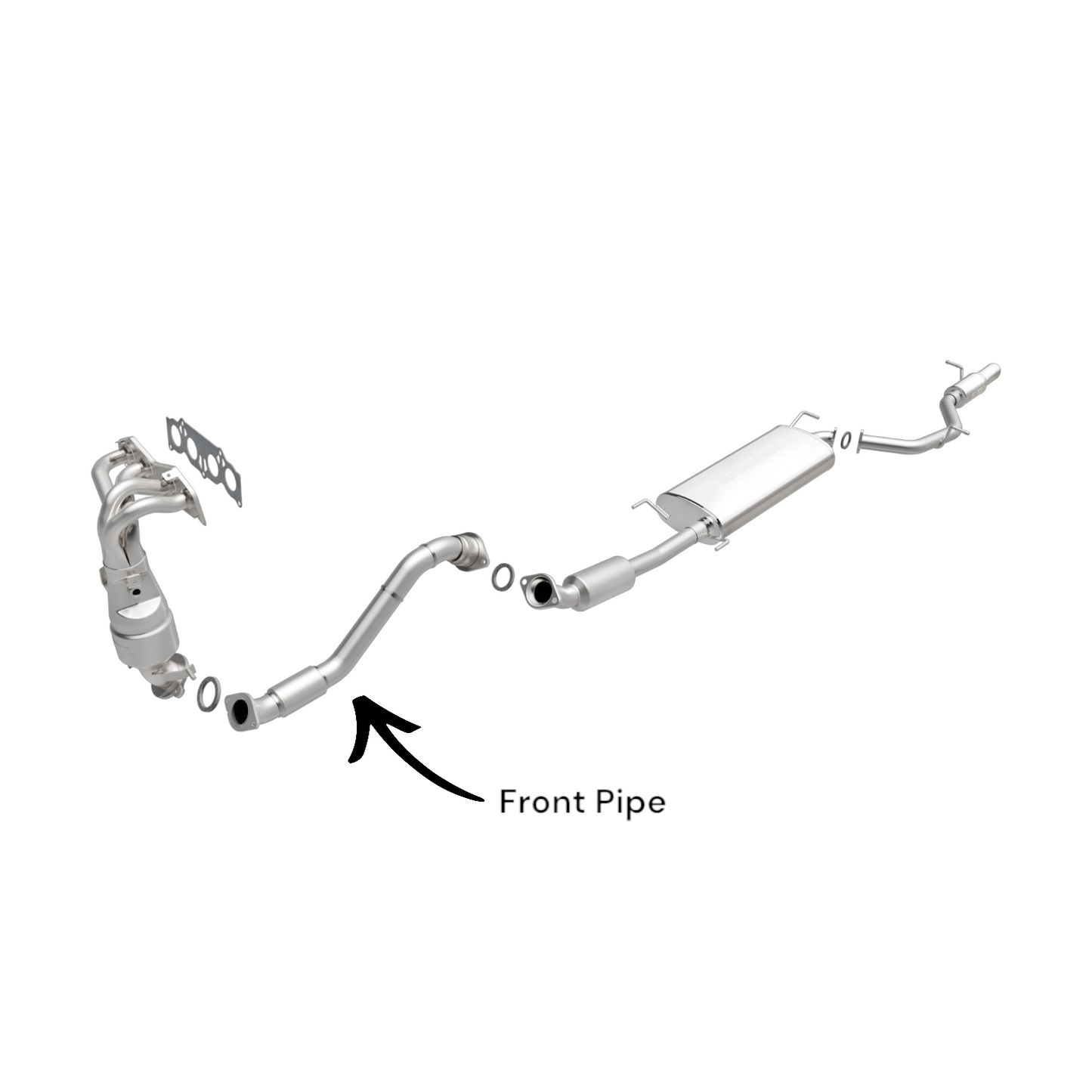 53732 - Toyota RAV4 2.4L (2006-2008) V4 Front Pipe & Toyota RAV4 2.5L (2009-2012) V4 Front Pipe