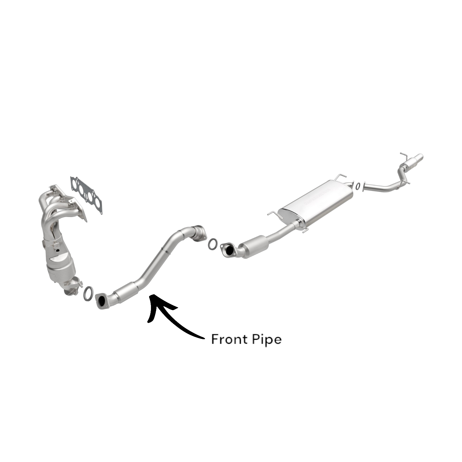 53732 - Toyota RAV4 2.4L (2006-2008) V4 Front Pipe & Toyota RAV4 2.5L (2009-2012) V4 Front Pipe