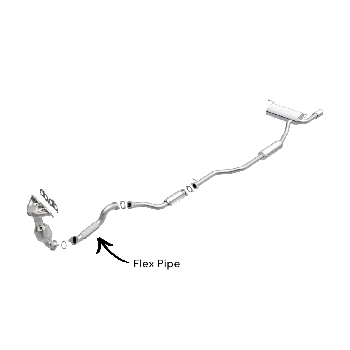Walker ® 73022 - Aluminized Steel Exhaust Front Pipe Walker ® 73022 - Aluminized Steel Exhaust Front Pipe
