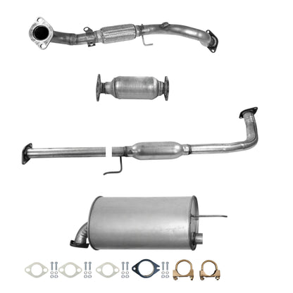Hyundai Elantra 2.0L (2007-2012) (Only for ULVE) (With Federal Emissions System) Flex Pipe, Catalytic Converter, Resonator and Muffler without Tail Pipe