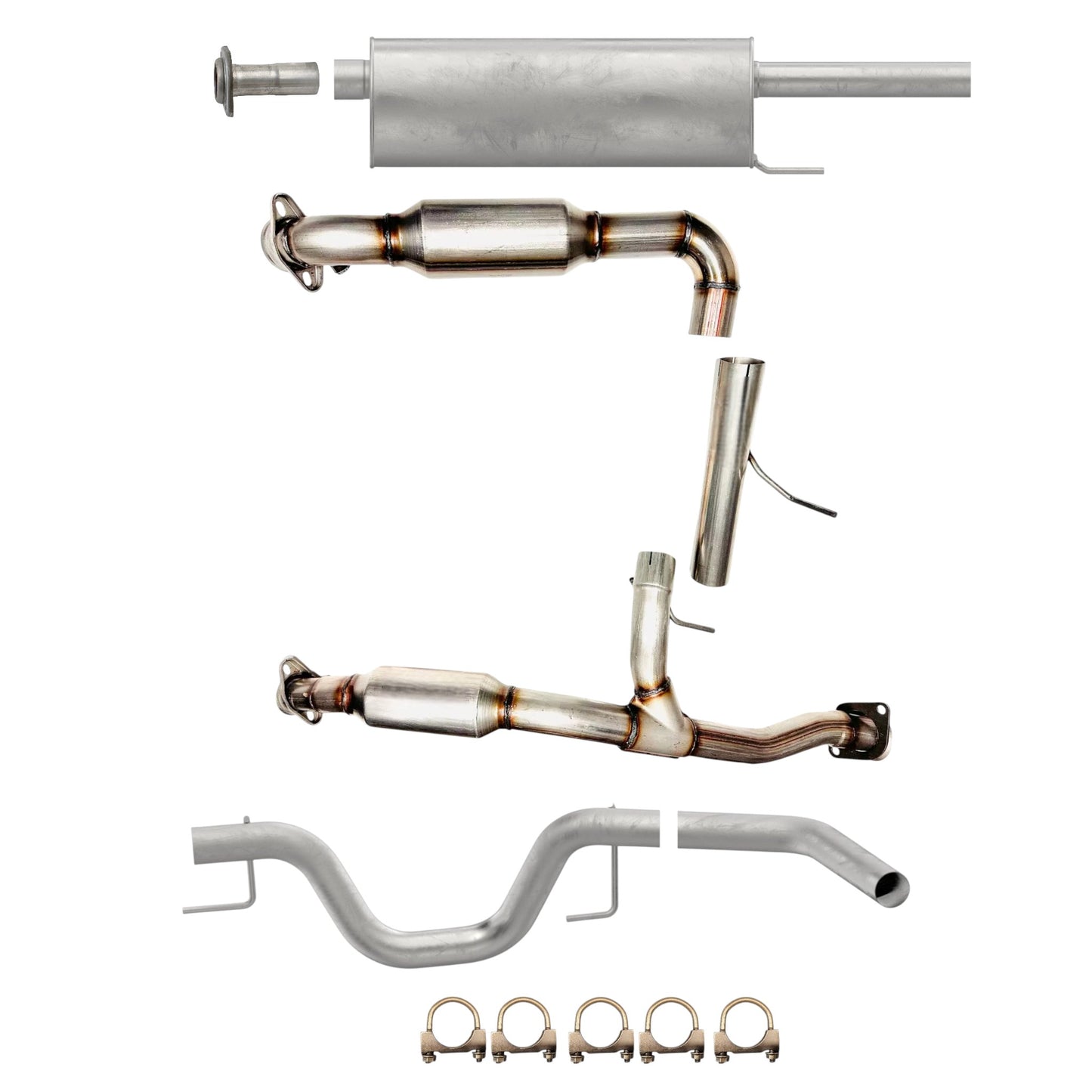 Ford F-150 5.4L (2009-2010) (Only for California Emissions) (126.0" Wheel base) Catalytic Converter, Pipe, Muffler and Tail Pipe