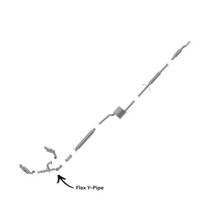RAM Promaster 1500 3.6L (2014-2017) Front Flex Y Pipe