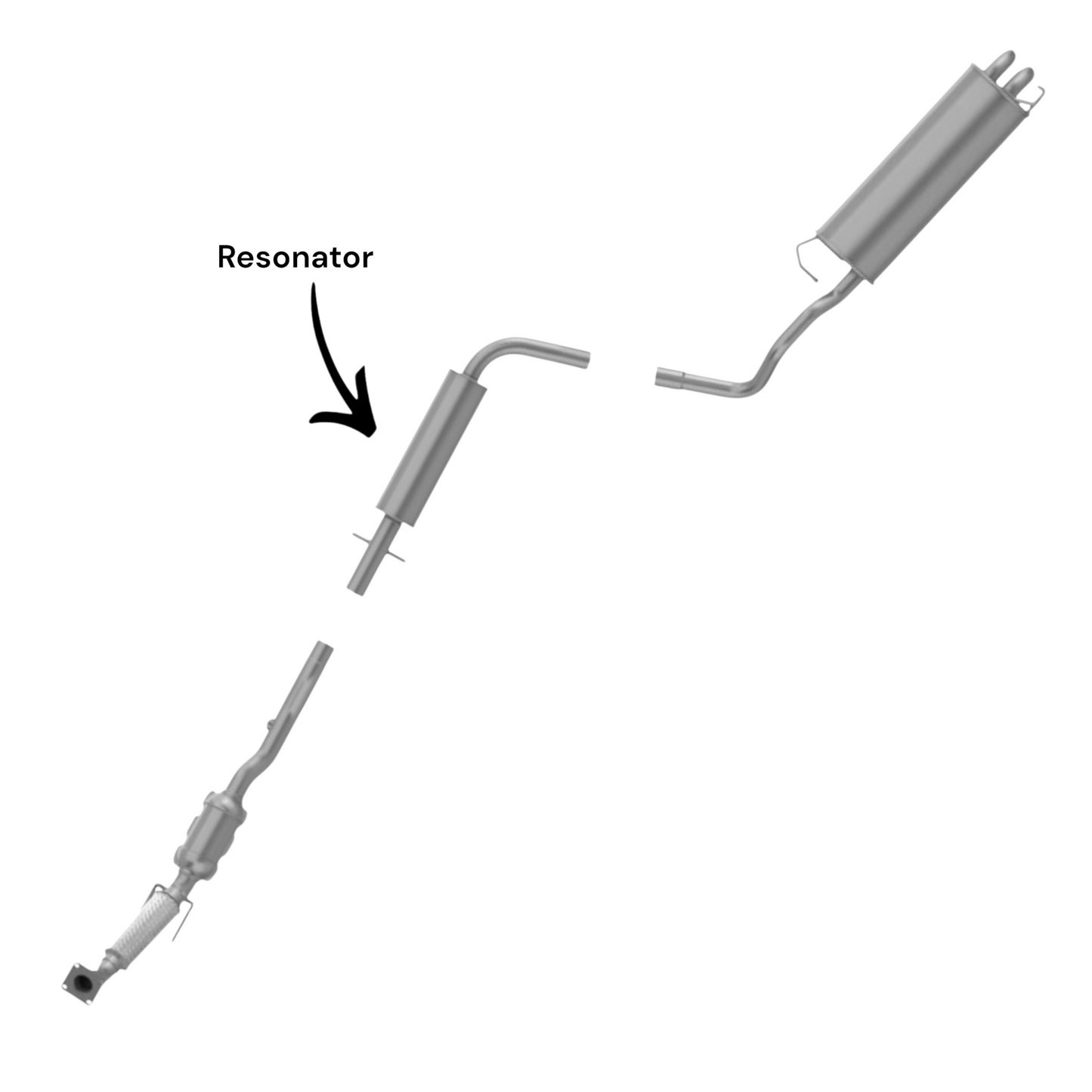 Volkswagen Golf City 2.0L (2007-2009) Resonator