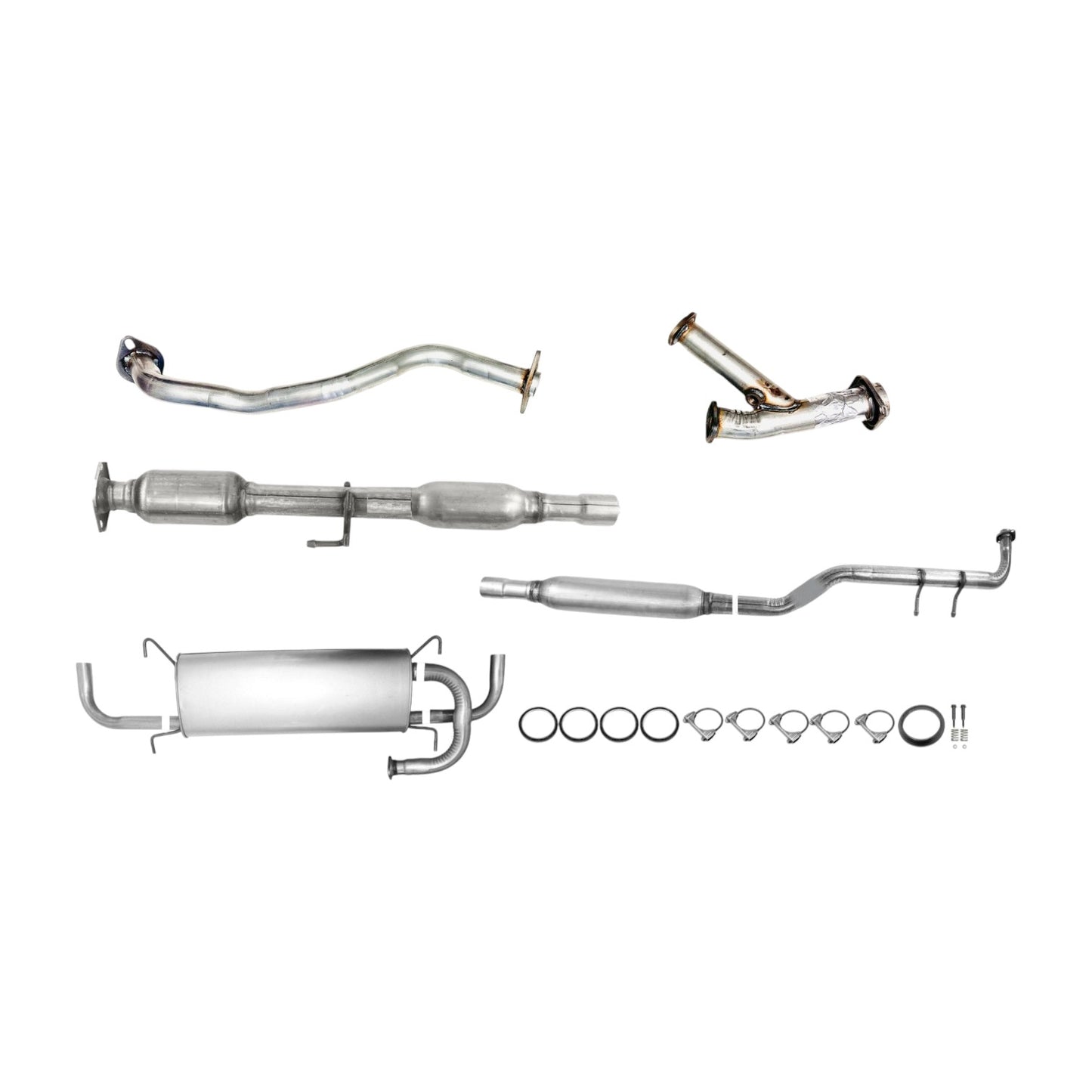 Toyota Venza 3.5L 2009-2015 F-Pipe, Y-Pipe, Catalytic Converter, Resonator and Muffler