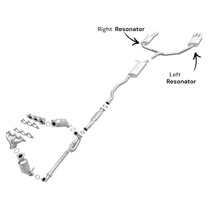 Système d'échappement complet pour GMC Acadia 3.6L (2013-2016)