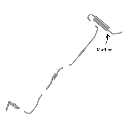 Toyota RAV4 2.0L (1998-2000) Muffler
