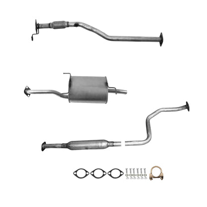 Hyundai Accent 1.5L (2000-2002) and 1.6L(2001-2005) Flex Pipe, Resonator and Muffler