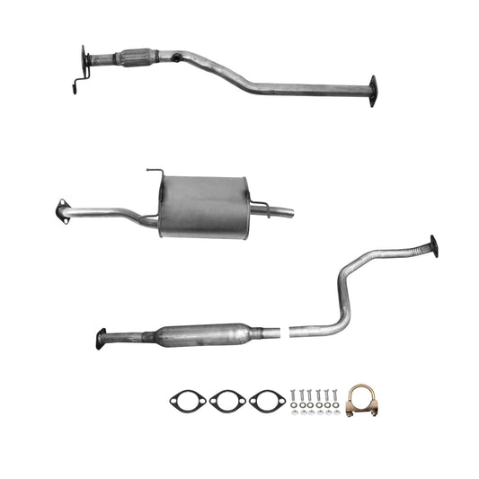 Hyundai Accent 1.5L (2000-2002) and 1.6L(2001-2005) Flex Pipe, Resonator and Muffler