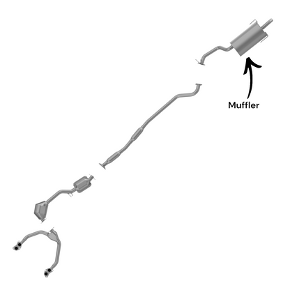 Subaru Legacy 2.5L (2000-2004) (Wagon) Rear Muffler