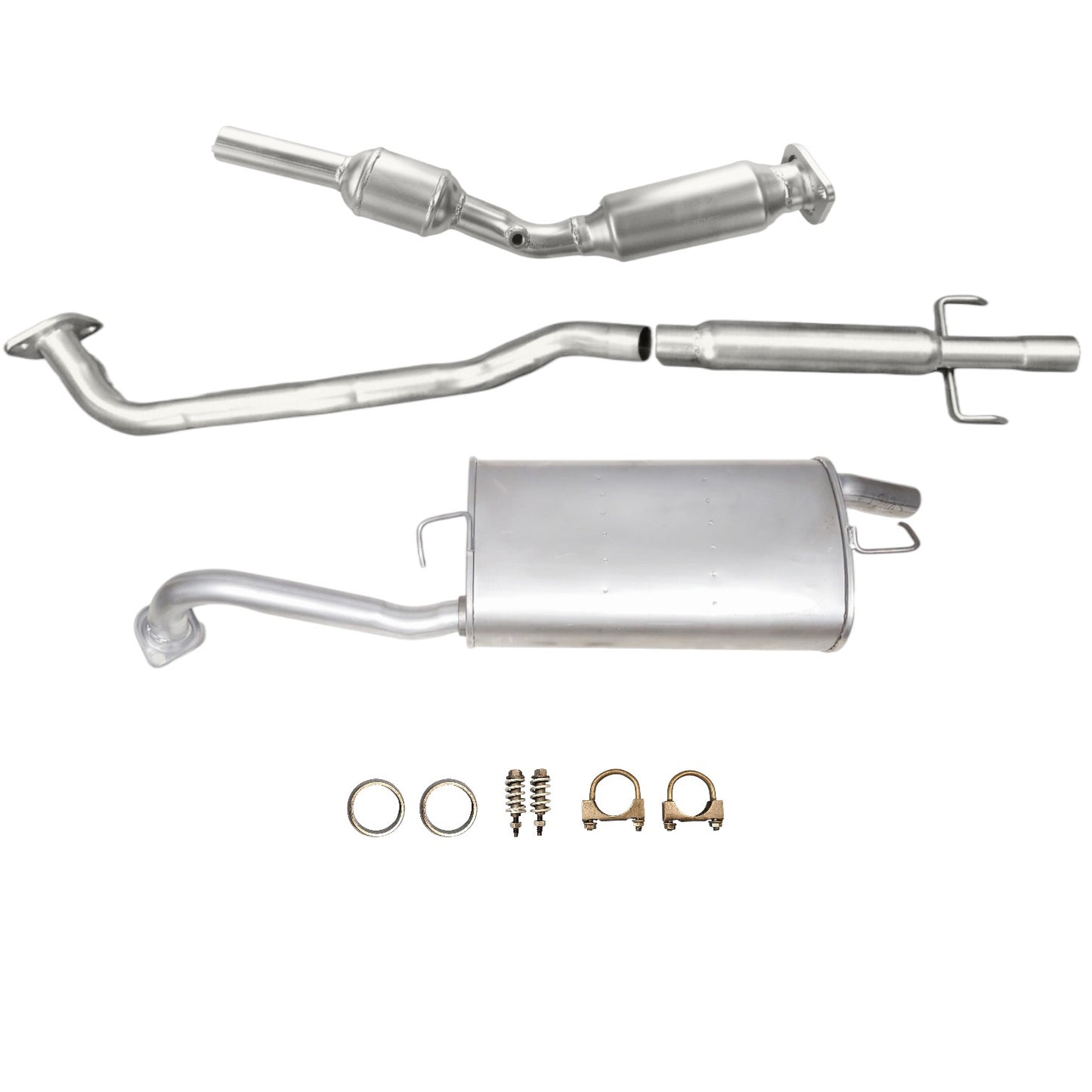 Toyota Corolla 1.8L (2003-2008) Catalytic Converter, Resonator & Muffler