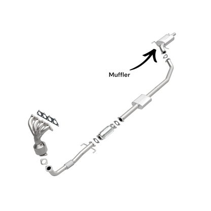 Mitsubishi Lancer 2.0L (2002-2007) V4 Rear Muffler