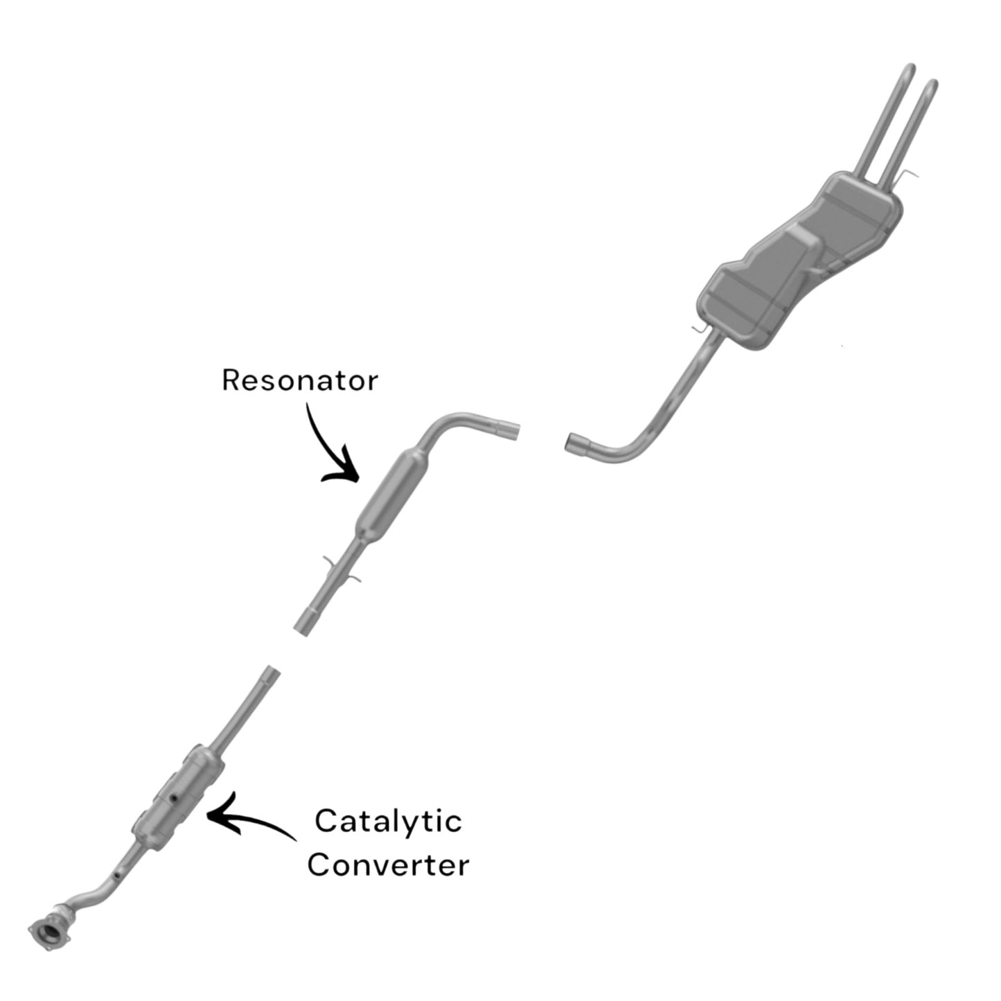 Volkswagen Beetle 1.8L (2001-2004) Flex With Catalytic Converter