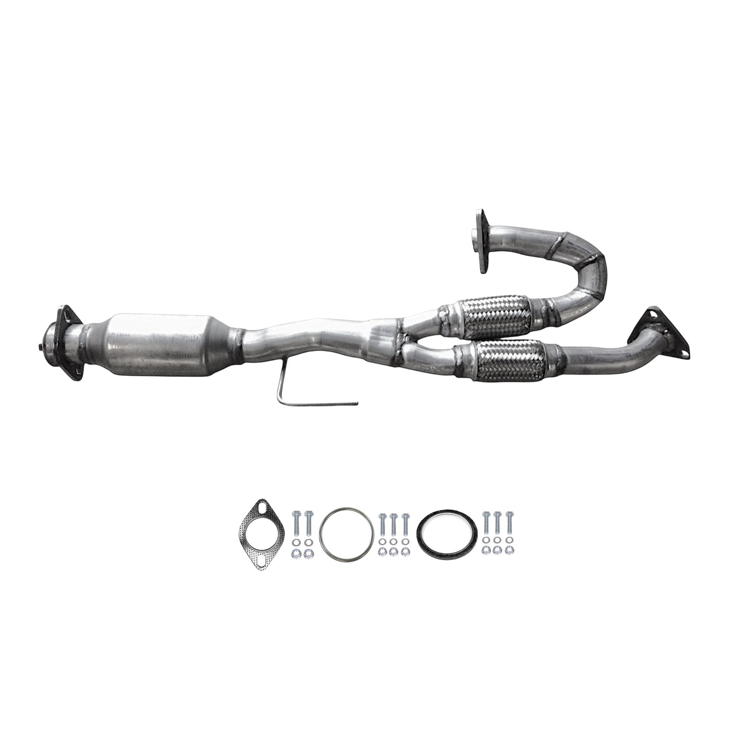 Nissan Altima 3.5L (2002-2006) Flex Y-Pipe with Catalytic Converter