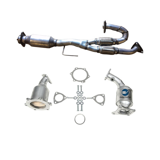 Nissan Altima 3.5L (2002-2006) Flex Y-Pipe, Catalytic Converter Set