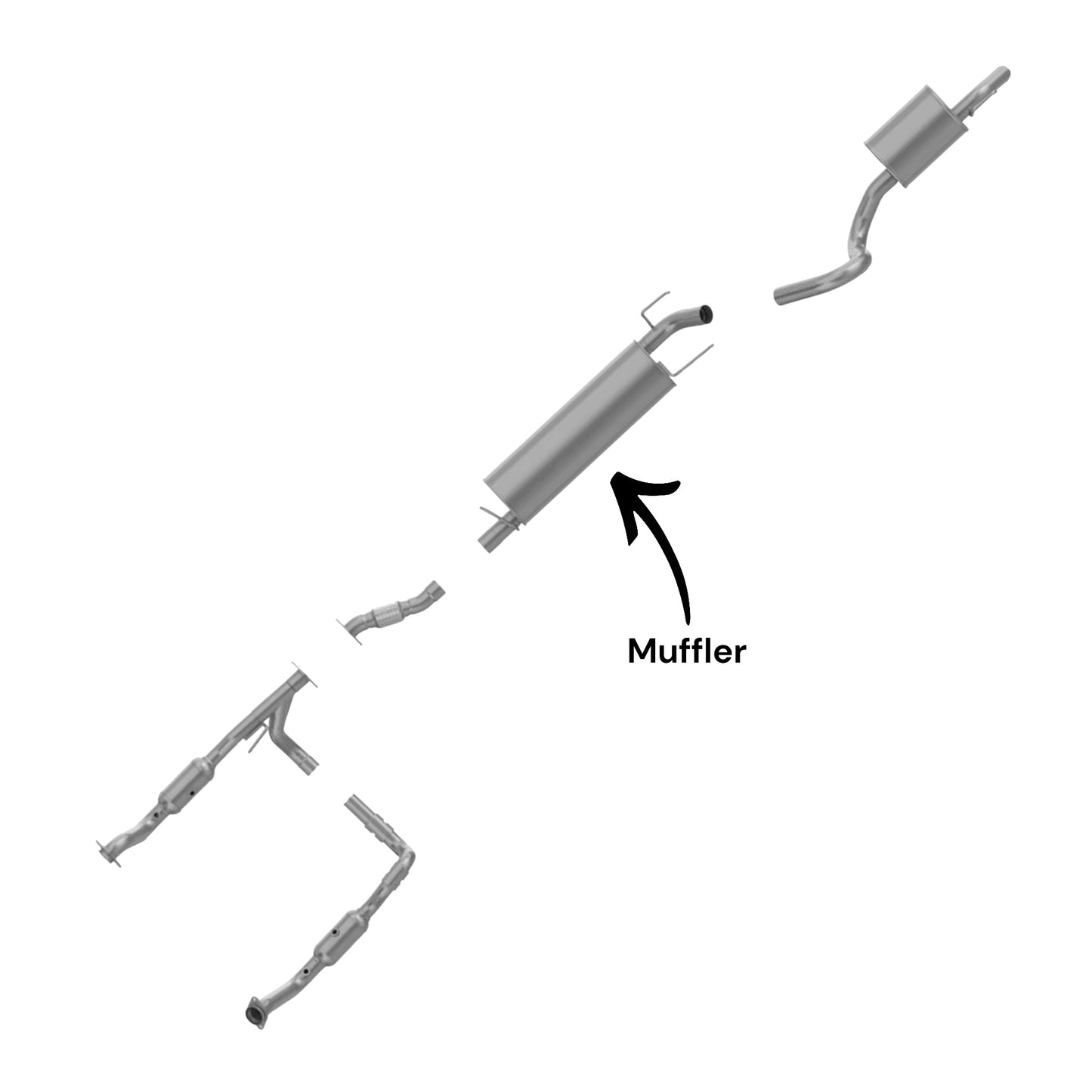 Dodge Durango 5.7L (2004-2009) Muffler