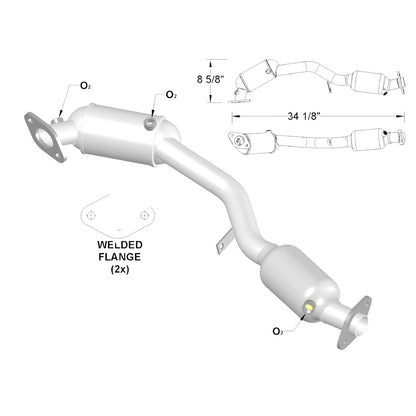 Fits 1999-2005 Subaru Forester 2.5LCatalytic Converter