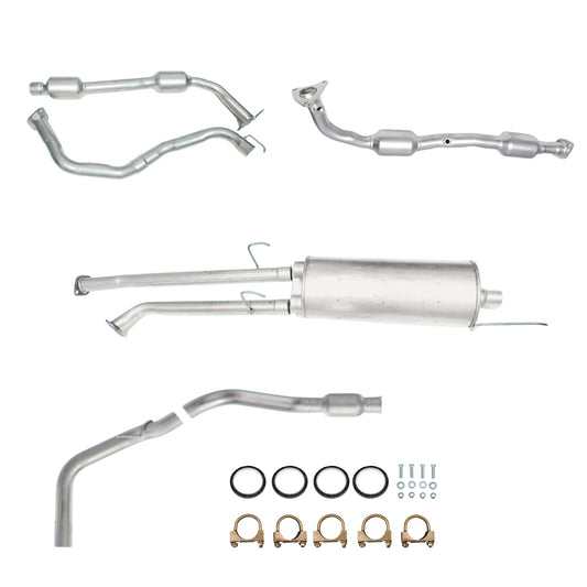 Toyota Tundra 5.7L (2007-2009) (145.7" Wheelbase) Catalytic Converter, Muffler and Resonator