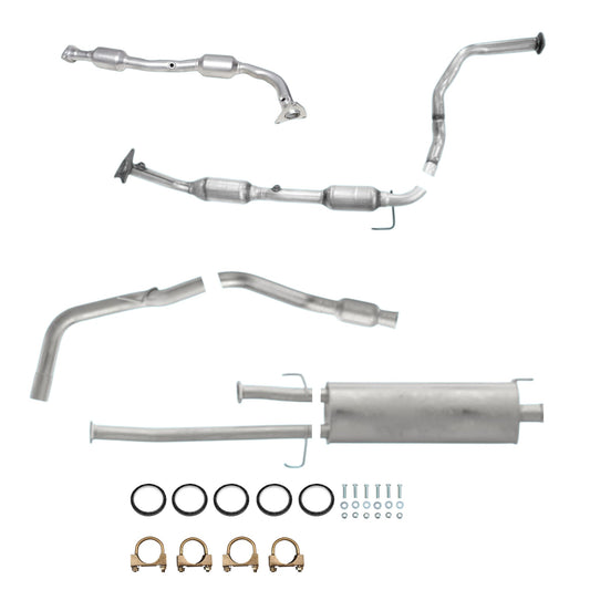 Toyota Tundra 4.6L (2010-2016) (145.7" Wheelbase) Catalytic Converters, Muffler and Resonator