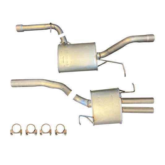 Volkswagen Passat 2.0L (2006-2010) (Turbo) Resonator And Muffler.