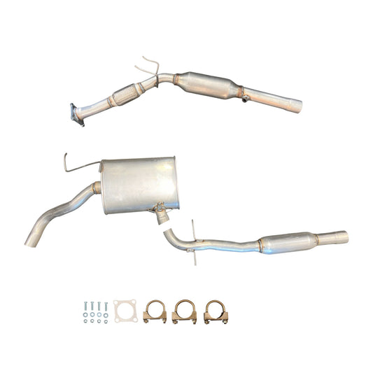 Volkswagen Rabbit 2.5L (2006-2009) (Federal Emissions Only) Flex Pipe with Catalytic Converter and Middle Resonator