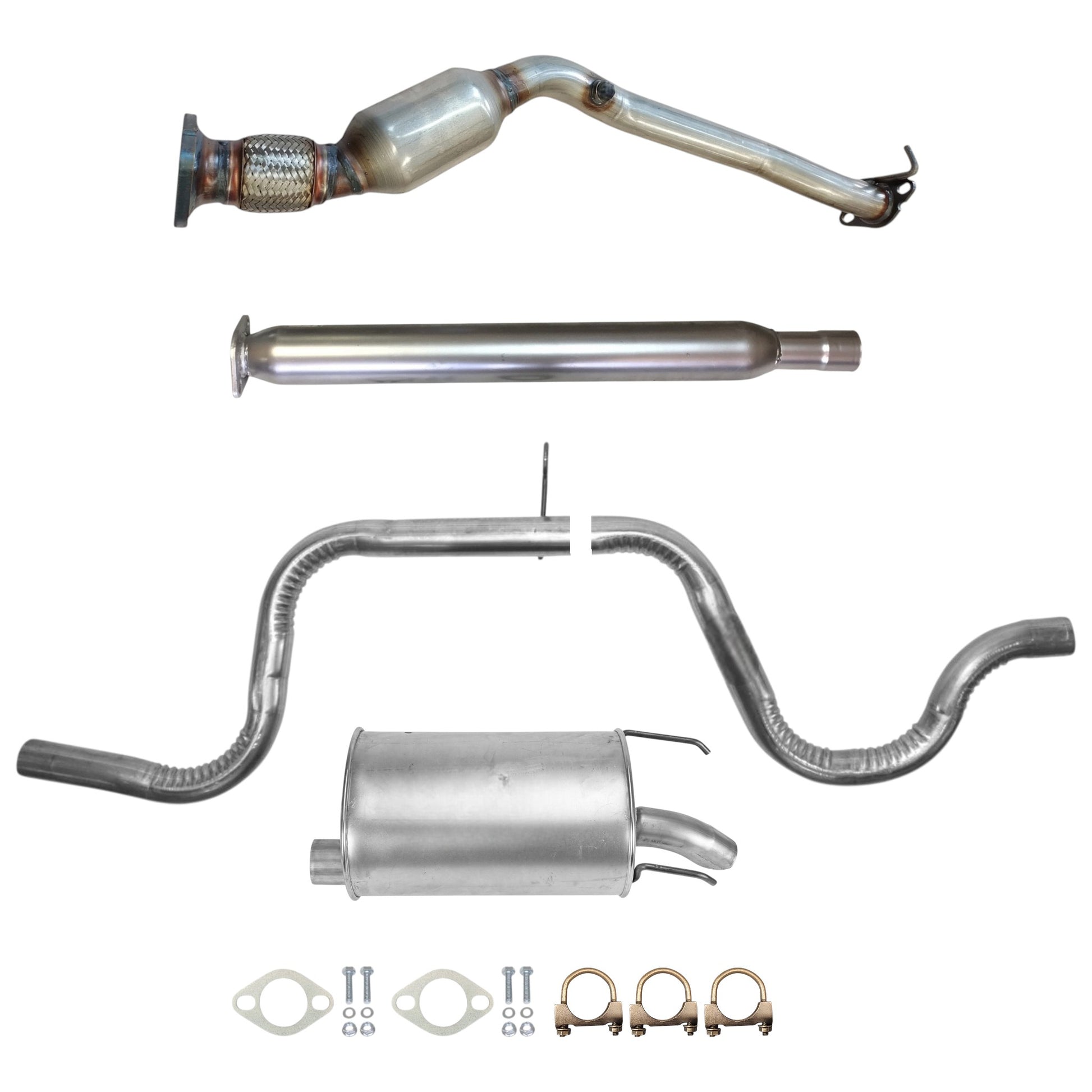 Buick Allure 3.8L (2005-2009) Catalytic Converter With Flex, Resonator, Pipe And Muffler