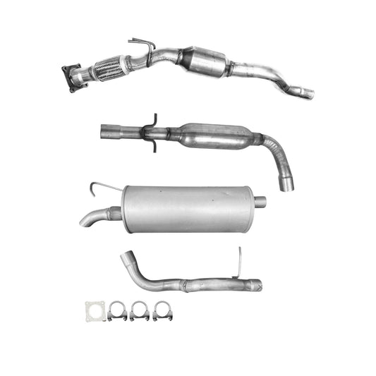 Volkswagen Beetle 2.5L (2006-2010) Converter with Flex, Resonator and Muffler