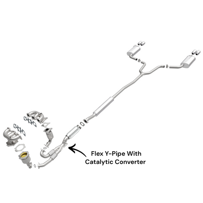 Nissan Maxima 3.5L (2004-2008) Flex Y-Pipe With Catalytic Converter