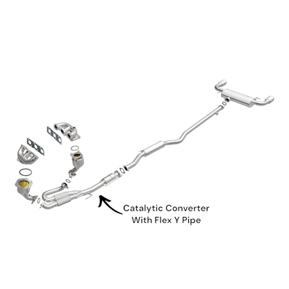 54809 - Nissan Murano 3.5L (2009, 2010, 2011, 2012, 2013, 2014) V6 Catalytic Converter With Flex Y Pipe