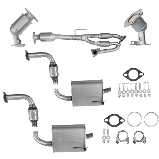 Nissan Maxima 3.5L 2009-2014 Converters, Flex Pipe with Cat, Muffler with Cat