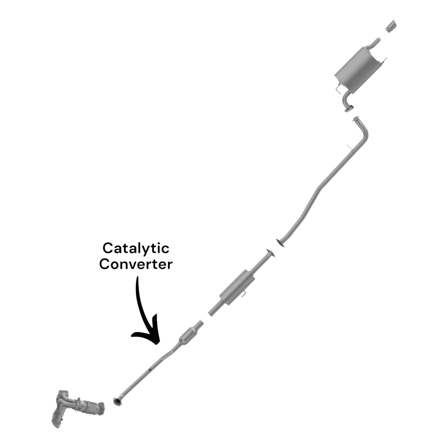 Toyota Camry 2.5L (2012-2017) (Hybrid & Non-Hybrid) Catalytic Converter