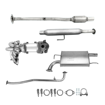 Toyota Camry 2.5L 2012-2017 Converters, Resonator, Pipe and Muffler (Full-Hybrid)
