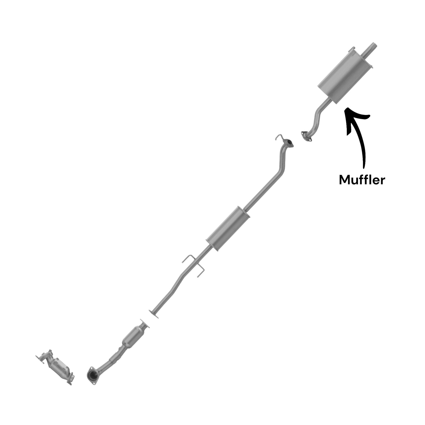 Honda CR-V 2.4L (2012-2014) Muffler