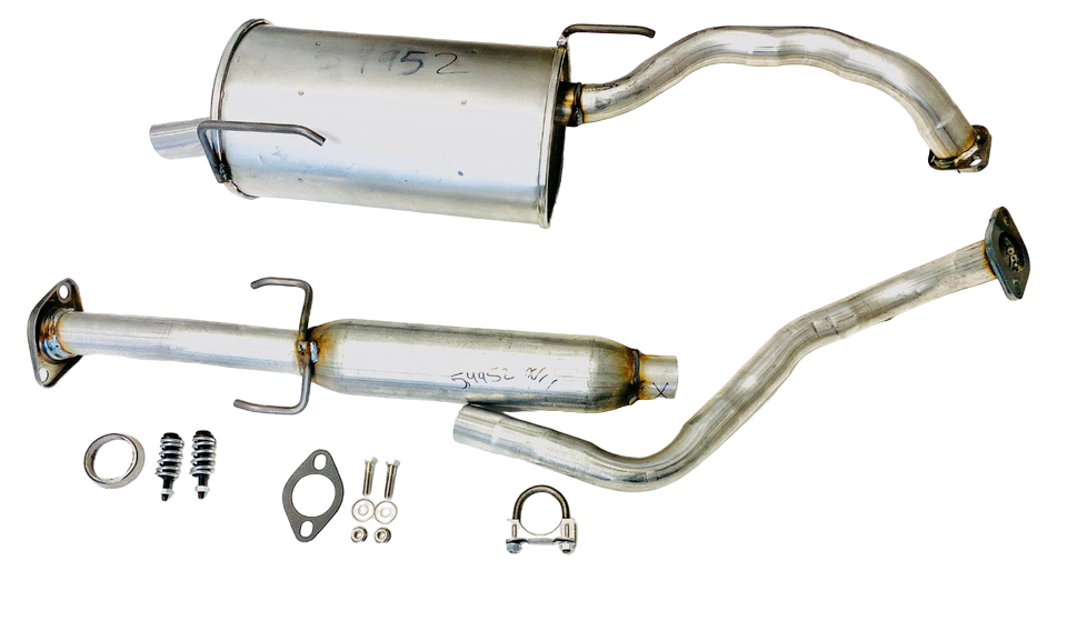 Fits: 2014 to 2017 Nissan Versa Note ( Hatchback) 1.6L Muffler & Resonator Set