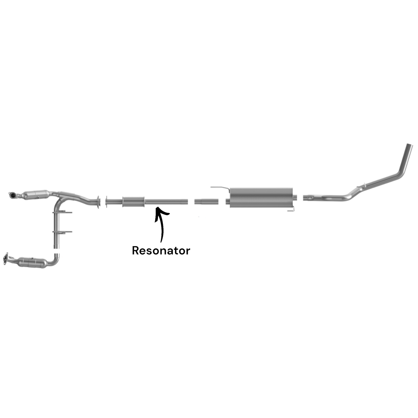 Ford F-150 5.0L (2015-2020) (145.0 Wheelbase) Resonator