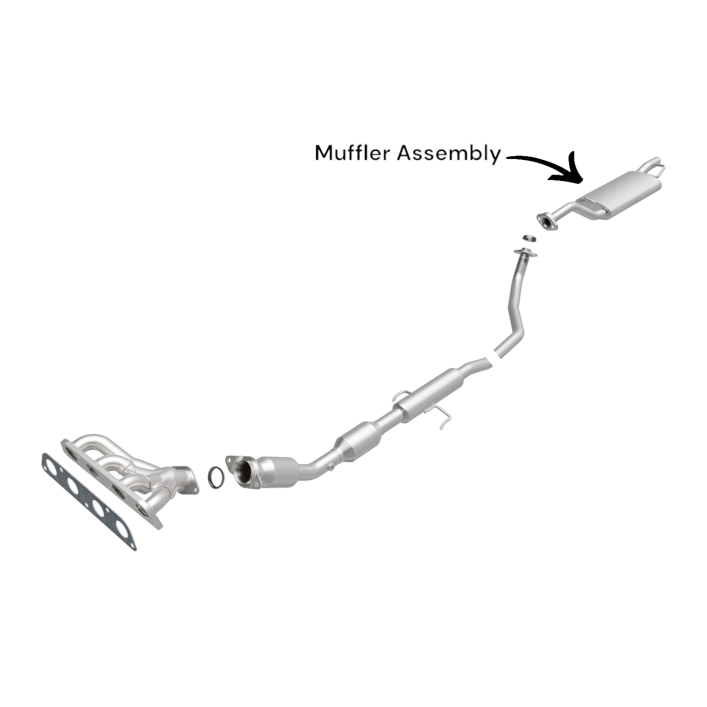 54961 - Toyota Corolla 1.8L (2014-2019) Muffler Assembly