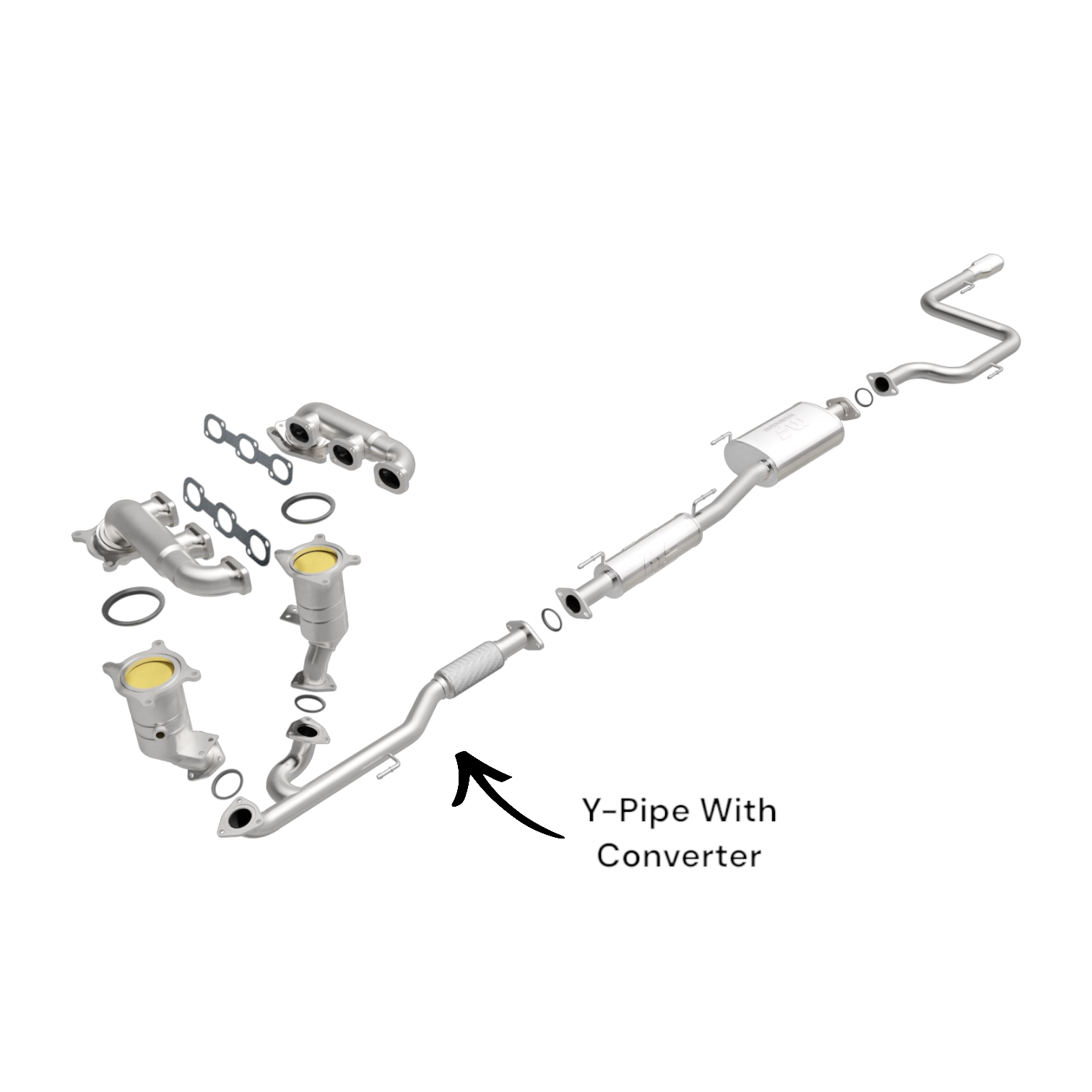 Infiniti JX35 3.5L (2013) Y-Pipe with Catalytic Converter