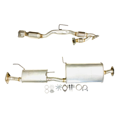 Infiniti QX60 3.5L (2014-2017) Converter with Flex Pipe, Middle Muffler and Rear Muffler