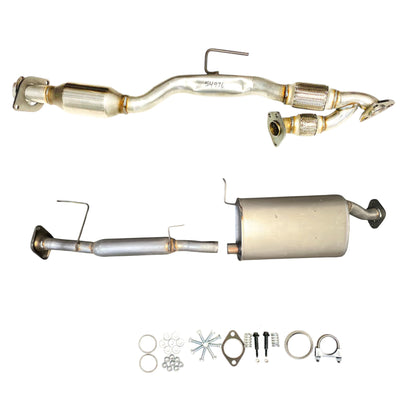 Infiniti QX60 3.5L (2014-2017) Converter with Flex Pipe, Middle Muffler and Rear Muffler