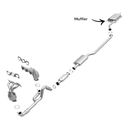 Hyundai Santa Fe 3.5L (2010-2012) Muffler