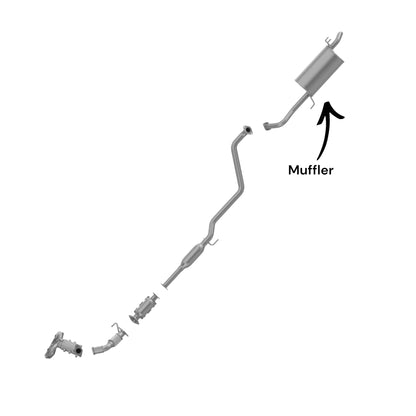 Kia Forte 1.8L (2014-2016) Muffler