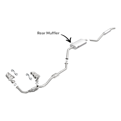 55183 - Toyota Sienna 3.0L (1998-2000) V6 Rear Muffler