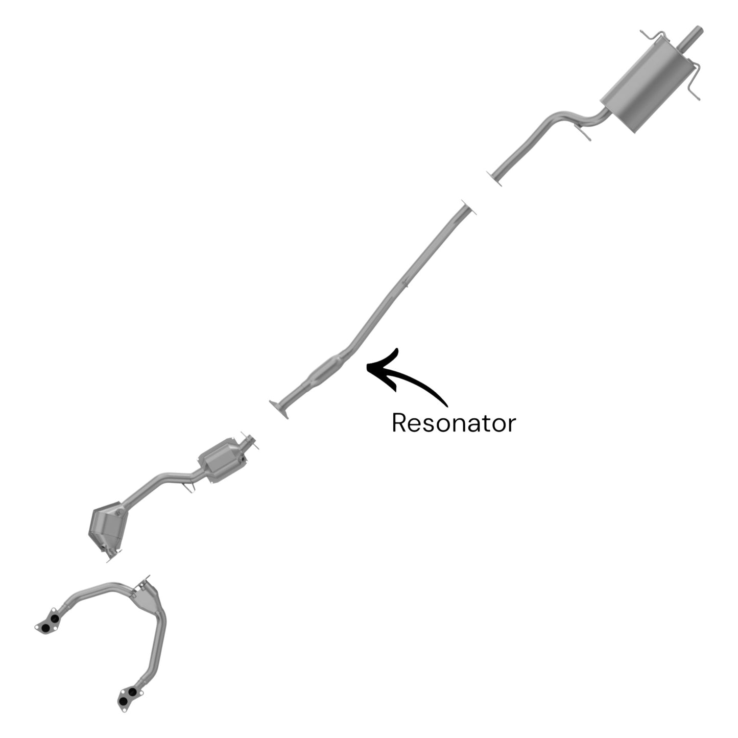 Subaru Forester 2.5L (1999-2002) Resonator