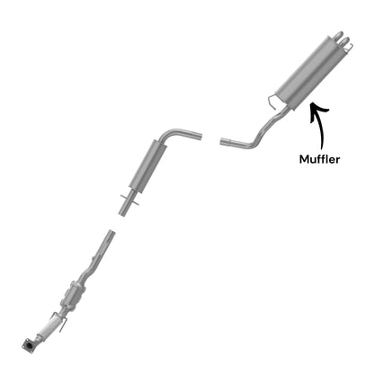 Volkswagen Golf 1.8L (2000-2006) (Turbo) Muffler
