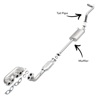Toyota 4Runner 3.4L (1996-2000) Muffler & Tail Pipe