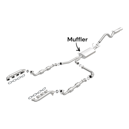 Toyota Land Cruiser 4.7L (1998-2007) V8 Muffler