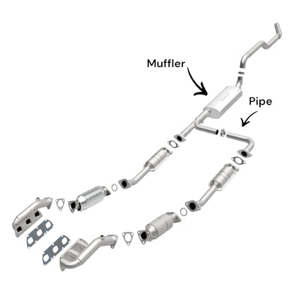 Nissan Pathfinder 4.0L (2005-2012) Muffler With Pipe