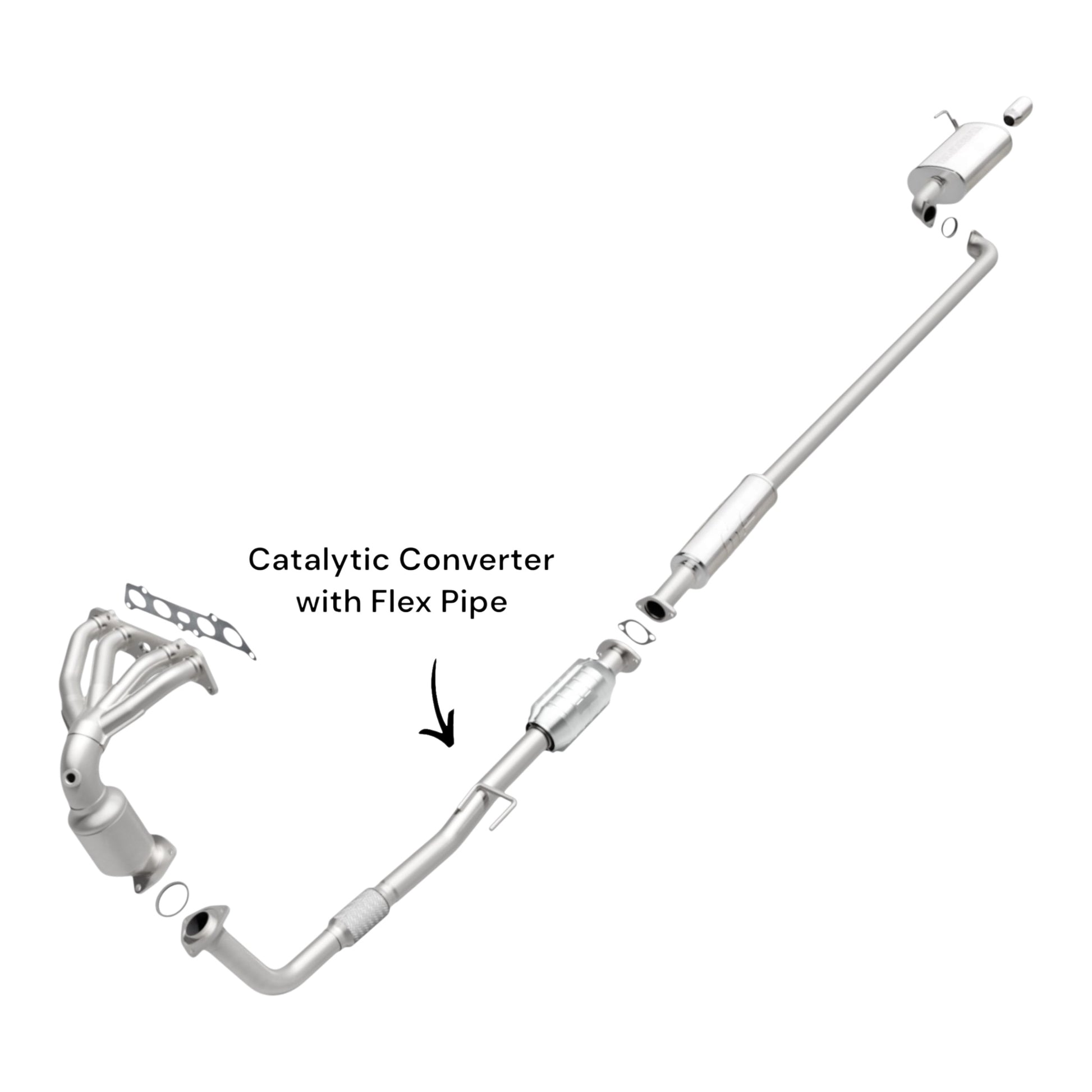 Toyota Solara 2.2L (1999-2001) Catalytic Converter With Flex Pipe