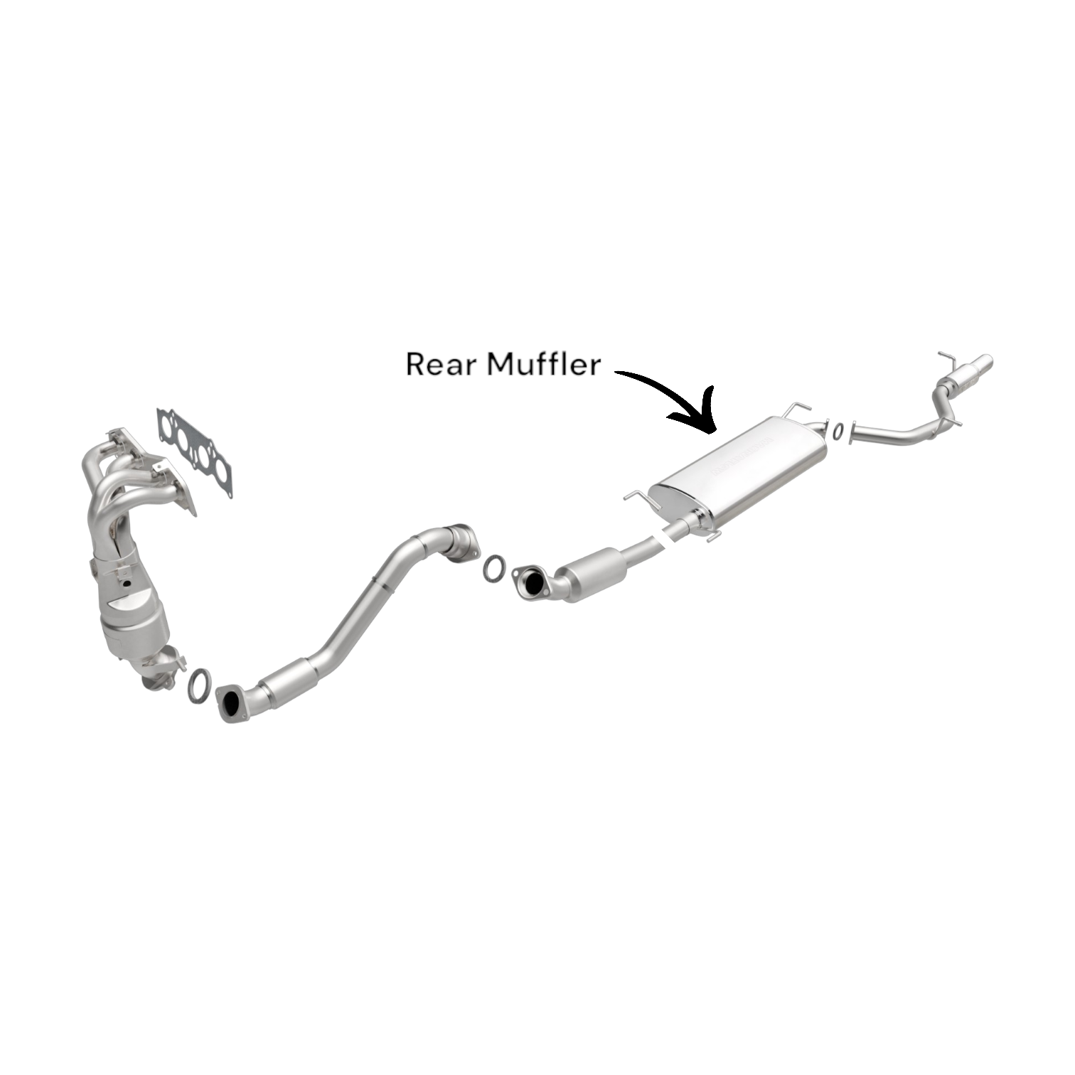 Toyota RAV4 2.4L (2006-2008) V4 Rear Muffler