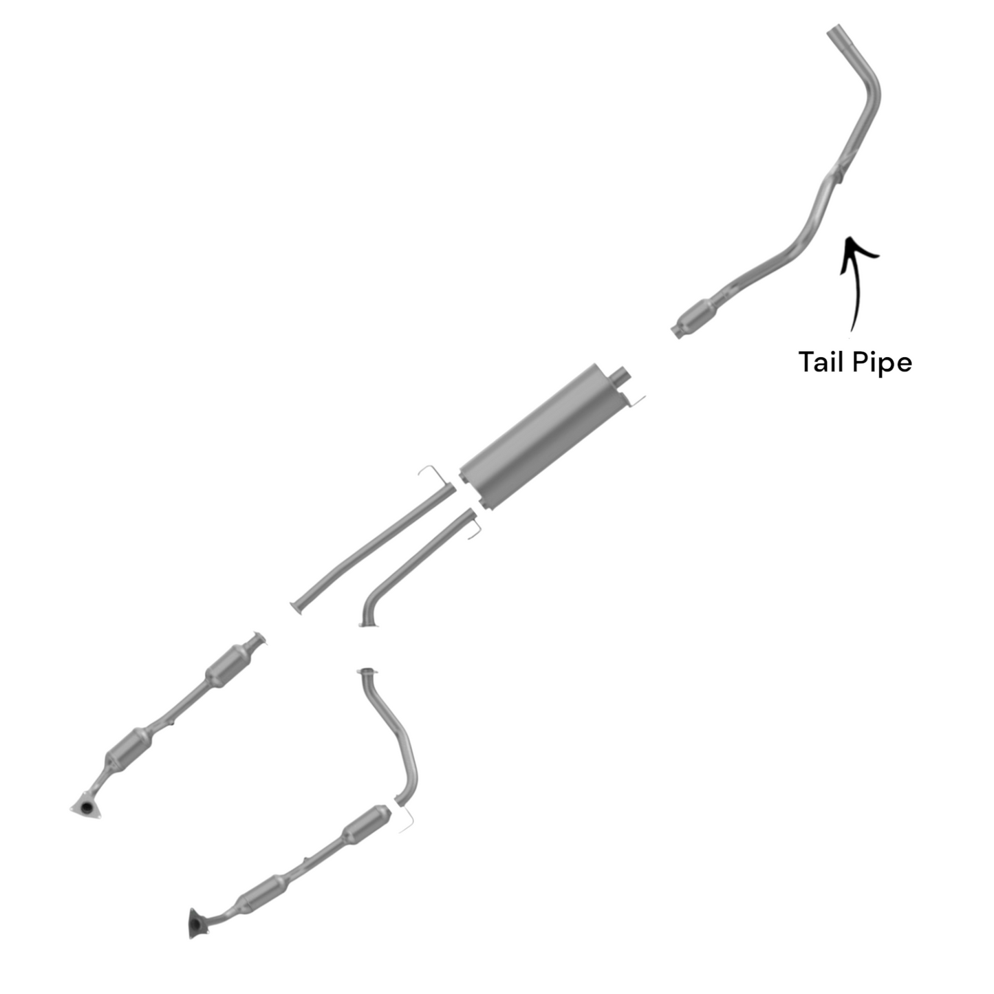 Toyota Tundra 4.6L(2010-2019) & 5.7L(2007-2021) Tail pipe