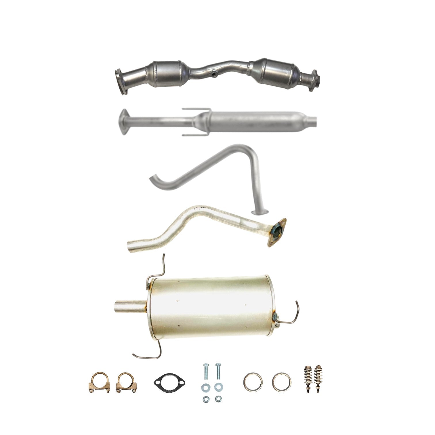 Nissan Sentra 2.0L (2007-2012) Catalytic Converter, Resonator & Muffler For Federal Emissions